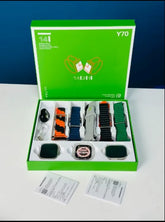 Y70 Ultra Couple Smartwatch With 13 Straps + Digital Tazbi