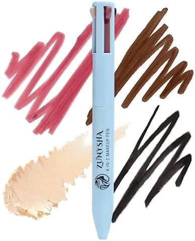 4-in-1 Multi-Use Makeup Pen With 4 Different Waterproof Colour