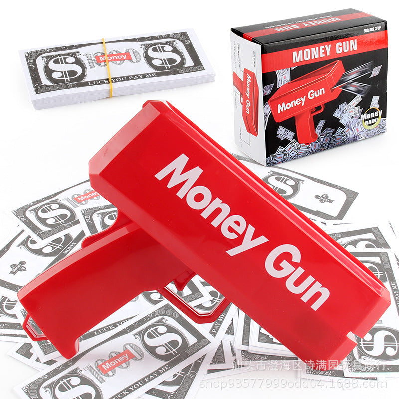 Super Money Gun 100PCS Cash Cannon Banknote