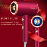 Super Silent High Power - Professional Hair Dryer - Blue Light Aromatherapy